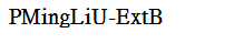 PMingLiU-ExtB