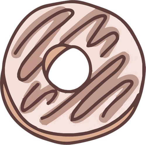 Lækker Chokoladeglasur Doughnut
