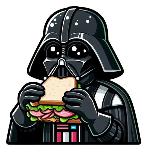 Darth Vader Spiser Sandwich