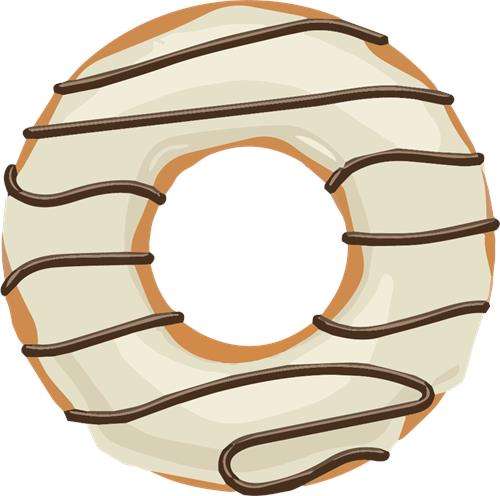 Lækkert Donut med Chokolade