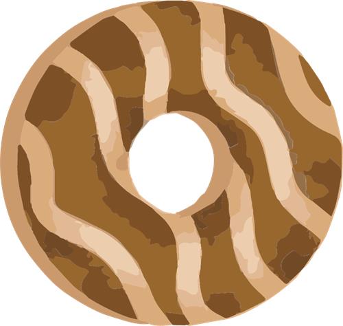Lækkert chokolade donut