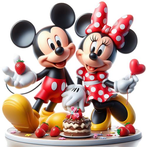 Mickey og Minnie til fødselsdag