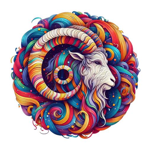 Farverig vædder med abstrakt baggrund